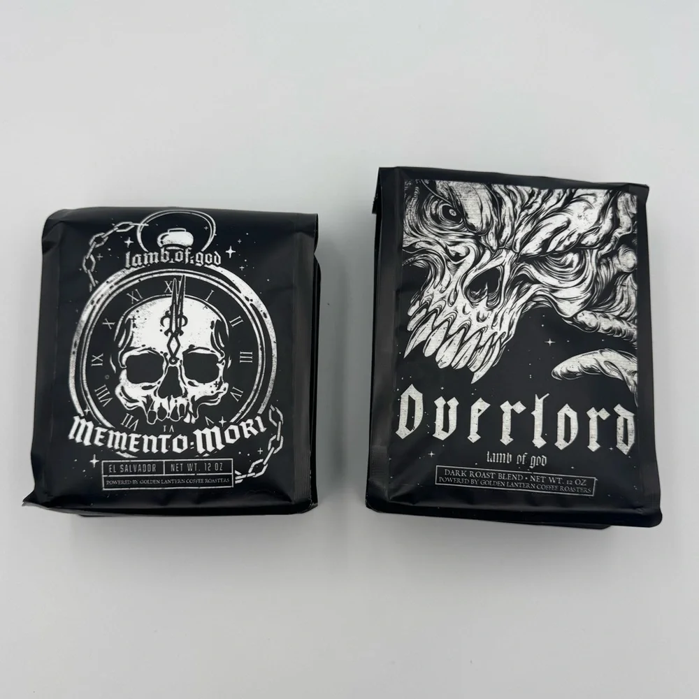 Lamb of‎ God Coffee Set Memento Mori Overlord Sealed Metal Merch 12oz